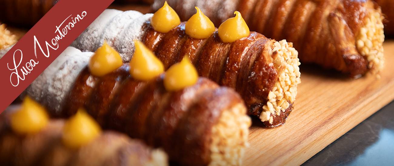 Cannoli di pasta sfoglia allo zabajone di Luca Montersino